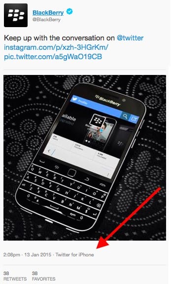 social media blunders blackberry